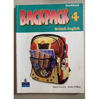Backpack Workbook 4 British English มือ 2 ทำแล้ว 10 หน้า