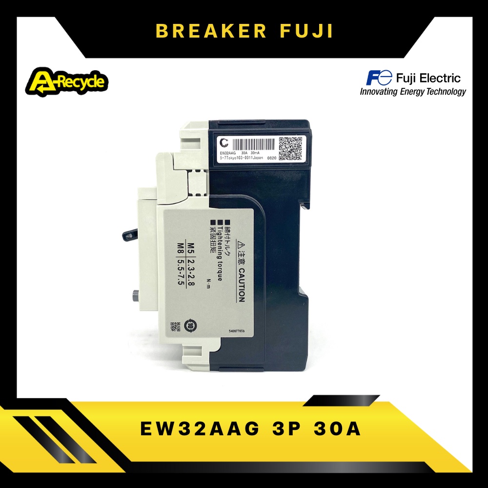 fuji-elcb-ew32aag-3p-30a-30ma-breaker-100-230vac