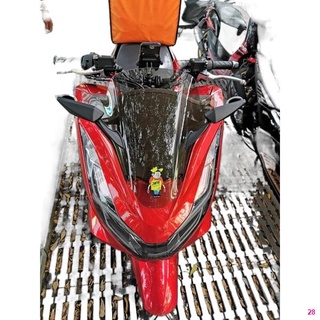 จัดส่งจากกรุงเทพที่ยึดมือถือ Honda PCX 160 ปี 2021 อลูมิเนียม Motowolf ยึดแฮนด์