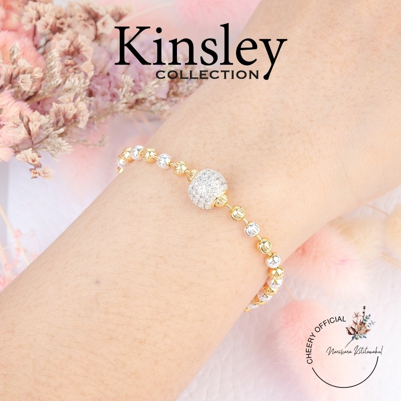 พร้อมส่ง-สร้อยข้อมือเพชรสวิส-cz-ข้อมือพลอยสี-เพชรสวยหรูดูดี-ใส่ออกงาน-ใส่เที่ยว-วิ้งวับ-ไม่ลอก-ไม่ดำ