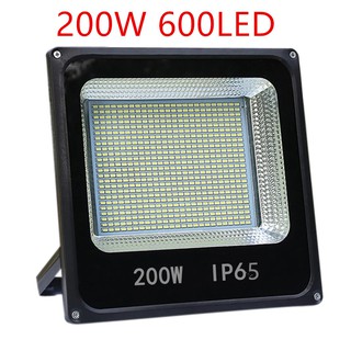 สินค้า สปอตไลท์ ไฟสว่าง Spotlight LED 200W 600LED AC 220V (ใช้ไฟบ้าน220V) แสงขาว IP65