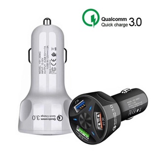 ที่ชาร์จแบตในรถ 36W USB 3ช่อง QC 3.0 Quick charge ที่ชาร์จในรถ โทรศัพท์มือถือ หัวชาร์จ อะแดปเตอร์ ชาร์จในรถ