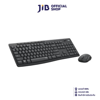 ภาพหน้าปกสินค้าLOGITECH KEYBOARD & MOUSE (คีย์บอร์ดและเมาส์ไร้สาย) (MK295) WIRELESS SILENT GRAPHITE ที่เกี่ยวข้อง