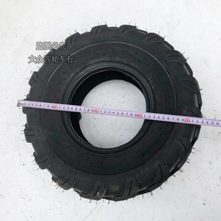 ◘❉【ส่งทันที】ATV ATV Tyre Modification Accessories Big Bull Front 19*7-8 Inch Rear 18*9.5-8 Tubeless Tyre Trailer