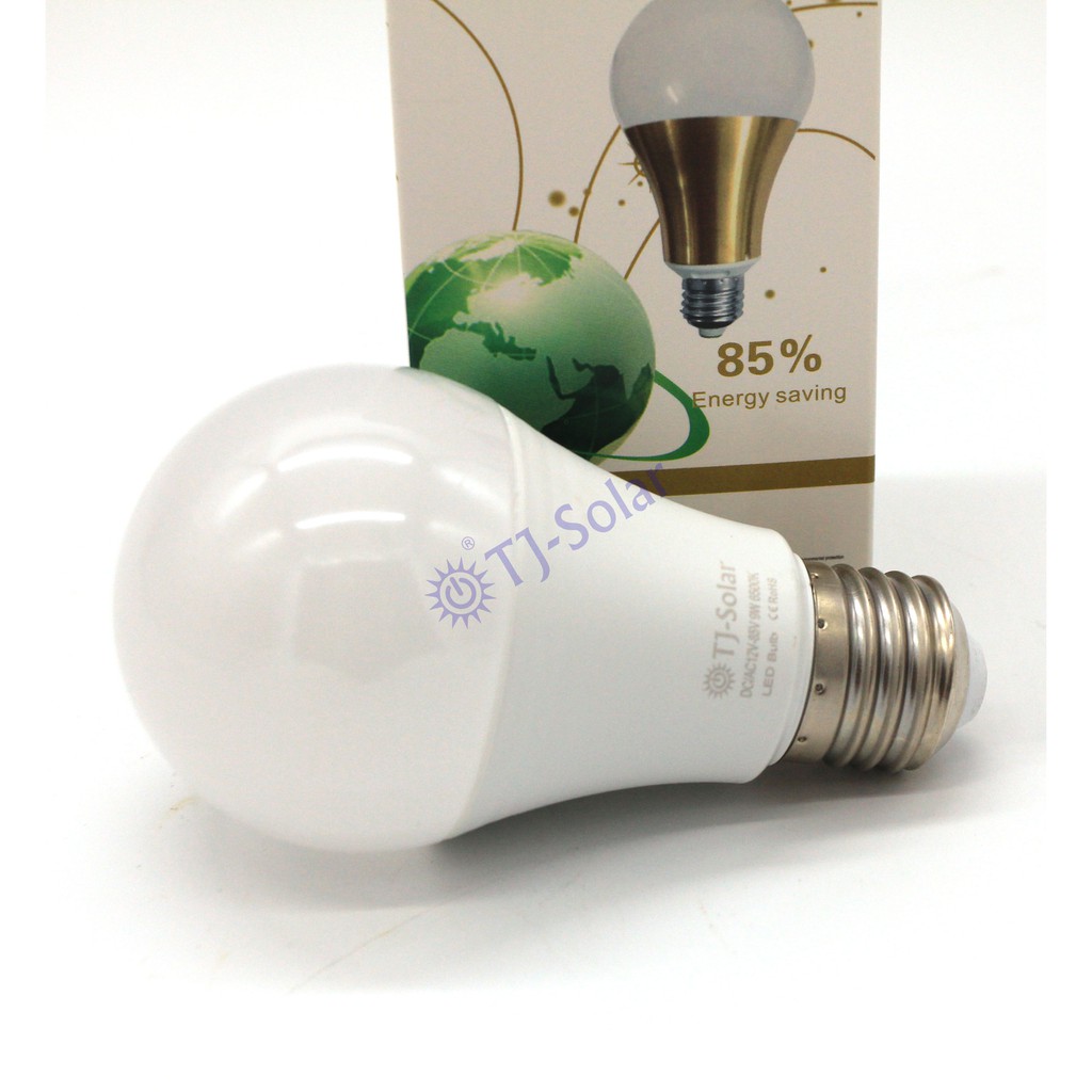 LED Light Bulb DC 9W 18W DC 12V~85v แสงสีขาว ใช้กับระบบโซล่าเซลล์ ระบบ ...