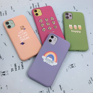 i11  เคสไอโฟน พร้อมส่งจากไทย!! เคสนิ่มอย่างดี เคส TPU ด้านในซัพกำมะหยี่ เคสการ์ตูน เคสน่ารัก เคสลายมินิมอล