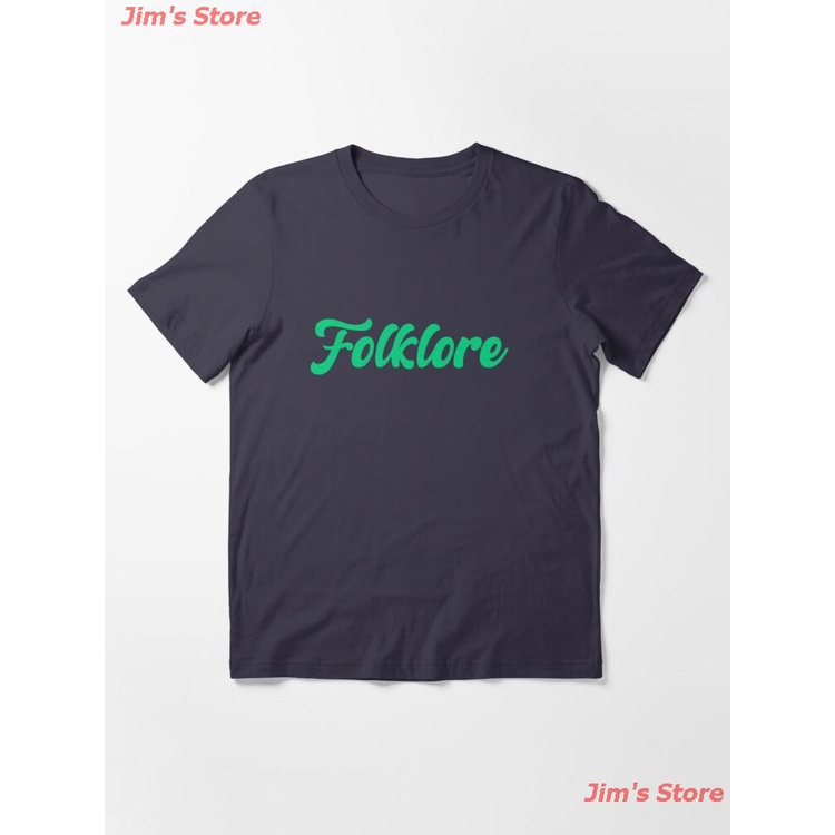 ราคาต่ำสุดjims-store-music-taylor-swift-folklore-t-shirt-design-clic-essential-t-shirt-เสื้อยืดพิมพ์ลาย-เสื้อยืดคู