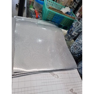 สติ๊กเกอเคฟล่า ขาวเทา5D ขนาด 30x30 cm