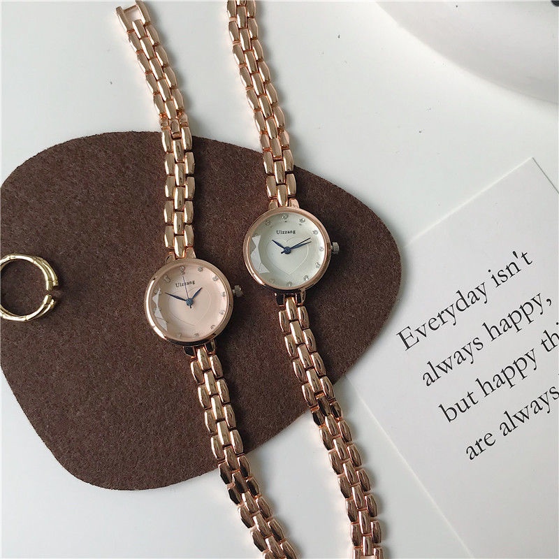 นาฬิกาคู่-casio-ขายร้อน-mini-women-s-bracelet-watch-small-dial-summer-chain-classic-retro-small-exquisite-japane