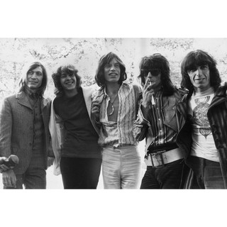 โปสเตอร์ The Rolling Stones เดอะโรลลิงสโตนส์ ตกแต่งผนัง Music Poster โปสเตอร์วินเทจ โปสเตอร์วงดนตรี โปสเตอร์ติดผนัง