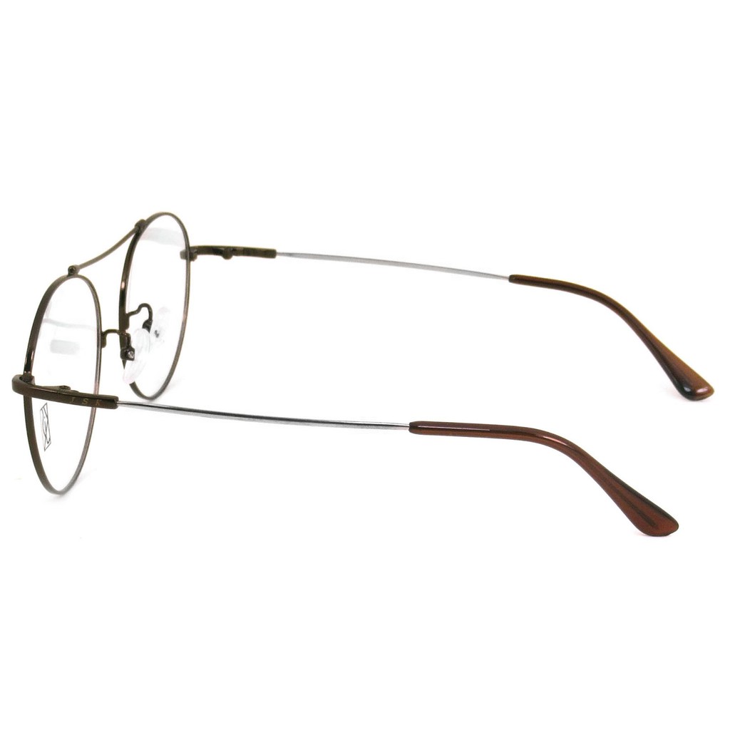 titanium-100-แว่นตา-รุ่น-1110-สีน้ำตาล-กรอบเต็ม-ขาข้อต่อ-วัสดุ-ไทเทเนียม-สำหรับตัดเลนส์-กรอบแว่นตา-eyeglasses