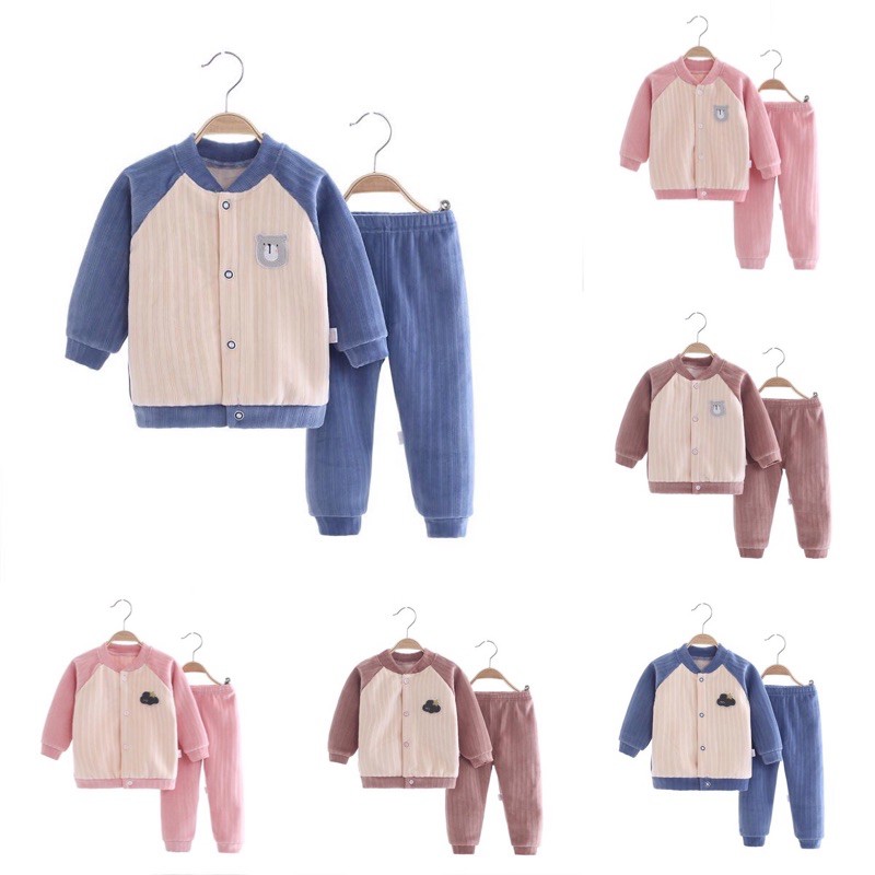 ชุดกันหนาวเด็ก ชุดนอนเด็ก เสื้อผ้าเด็ก | Shopee Thailand