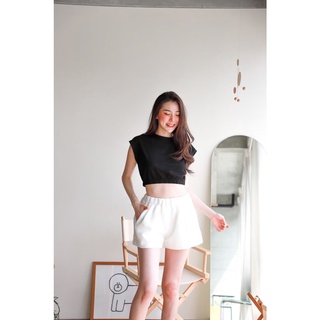 เสื้อครอป basic crop top#DARI002