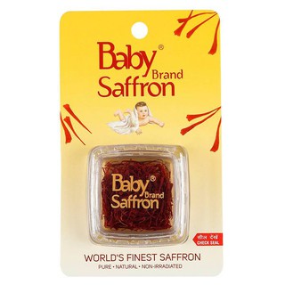 Baby 100% Pure Worlds Finest Saffron (Kesar) 1g  เบบี้ซัฟฟรอนเพียวเวิลด์ 100% (เคสซาร์)