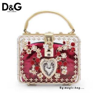 กระเป๋าทรงกล่อง D&G แบบใส