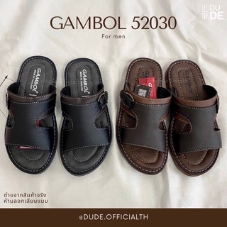 [52030] รองเท้าแตะสวม ผู้ชาย แกมโบล Gambol ไซส์ 40-44 แฟชั่นลำลอง (พร้อมส่ง มีเก็บปลายทาง)