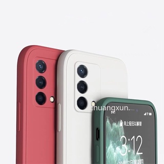 สินค้า New เคสโทรศัพท Realme GT Master Edition GT 5G เคส Phone Case Straight Edge Soft Liquid Silicone Matte Skin Touch Feel Phone Cover
