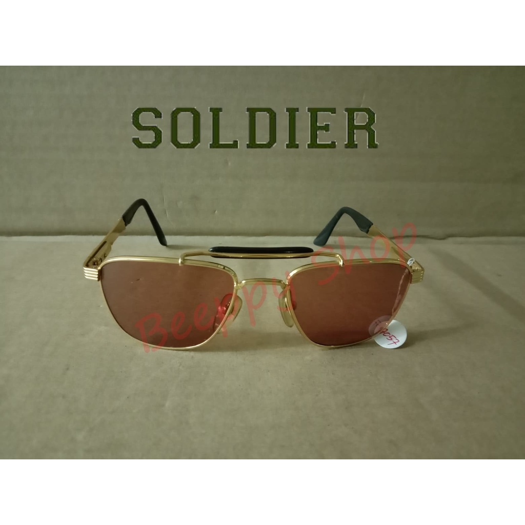 แว่นตา-soldier-รุ่น-m-4098-แว่นตากันแดด-แว่นตาวินเทจ-แฟนชั่น-แว่นตาผู้ชาย-แว่นตาวัยรุ่น-ของแท้