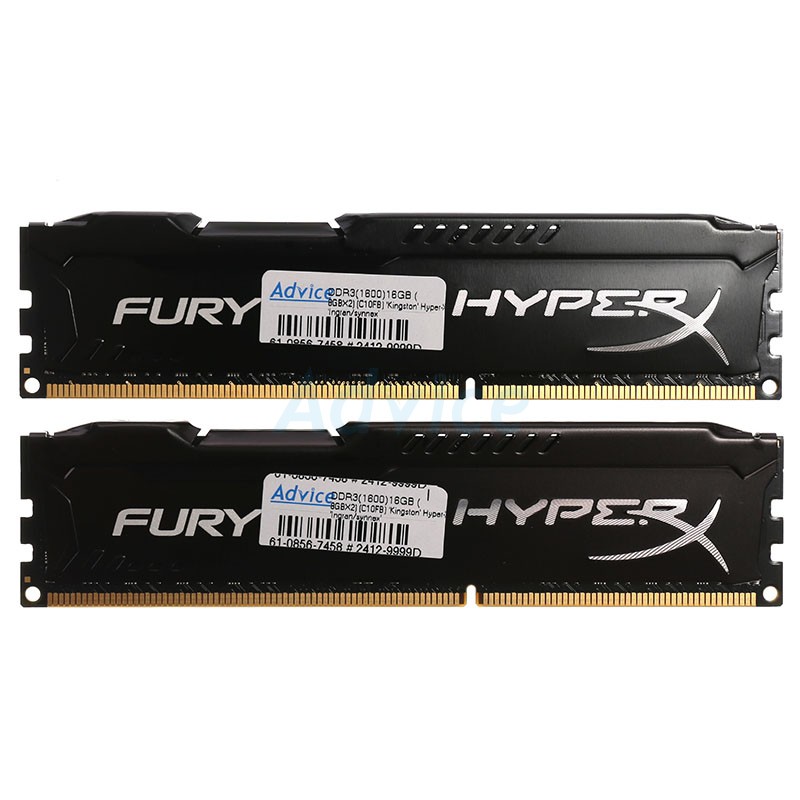 ram-ddr3-1600-16gb-8gbx2-hyper-x-fury-savage-ประกัน-lifetime-มือสอง-พร้อมส่ง-แพ็คดีมาก