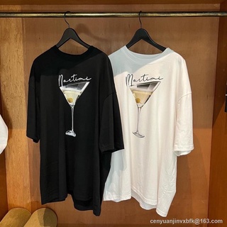 Morning QCLOTH !!! พร้อมส่ง 3.3 new arrival 🍸 Martini T shirt ผ้าคอนตอน S M L