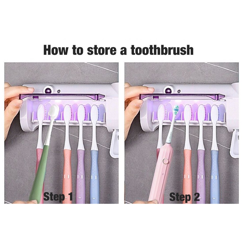 uv-sterilizing-toothpaste-press-machine-เครื่องกดยาสีฟันเก็บแปรง-ฆ่าเชื้อโรคแสงยูวี