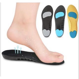 สินค้า แผ่นรองเท้า เพื่อสุขภาพ  พื้นสีดำ 1  แพ็ค = 1 คู่