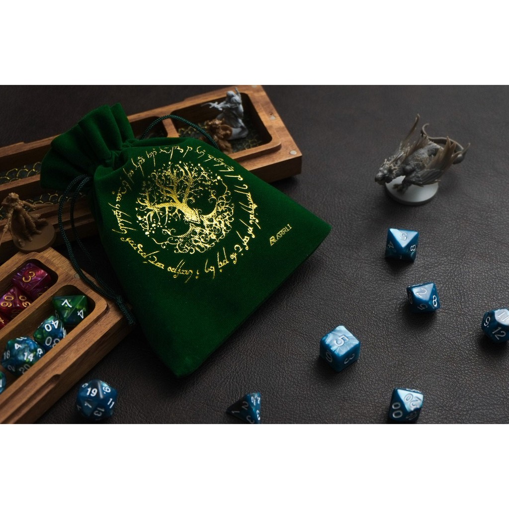Tree of Life Dice Bag | ถุงผ้ากำมะหยี่สำหรับ บอร์ดเกมส์ | Dungeons and ...