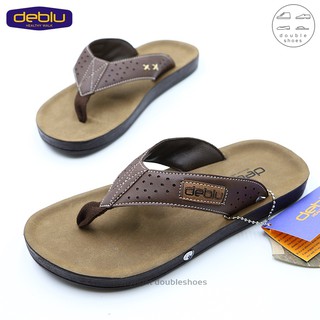 Deblu รองเท้าแตะแบบหนีบ ผู้ชาย พื้นนุ่ม รุ่น M7832 สีแทนไซส์ 39-44