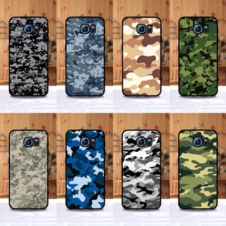 เคส Samsung S6 ลายพราง ขอบนิ่มหลังแข็ง เคสมือถือ เคสโทรศัพท์ Case เคส TPU ขอบนิ่มหลังแข็ง ไม่ขูดตัวเครื่อง