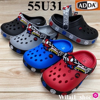 สินค้า ADDA 55U31 รองเท้าหัวโตเด็ก (8-3) สีดำ/น้ำเงิน/แดง/เทา