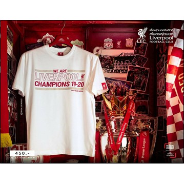 เสื้อบอล-เสื้อยืด-ลิเวอร์พูล-ชุดบอล-liverpool-ใหม่ล่าสุด-เสื้อยืดใส่สบาย-ราคาถูก-รุ่นฉลองแชมป์