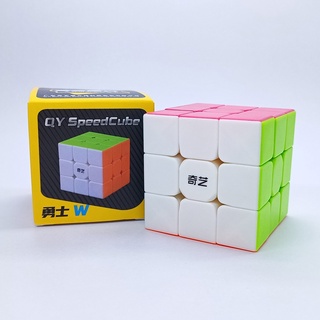 สินค้า รูบิค 3x3 รูบิค ของแท้ อย่างดี rubik 3x3 rubiks race Qiyi Warrior W 3x3 Stickerless Speed Cube rubix cube SharkRubik