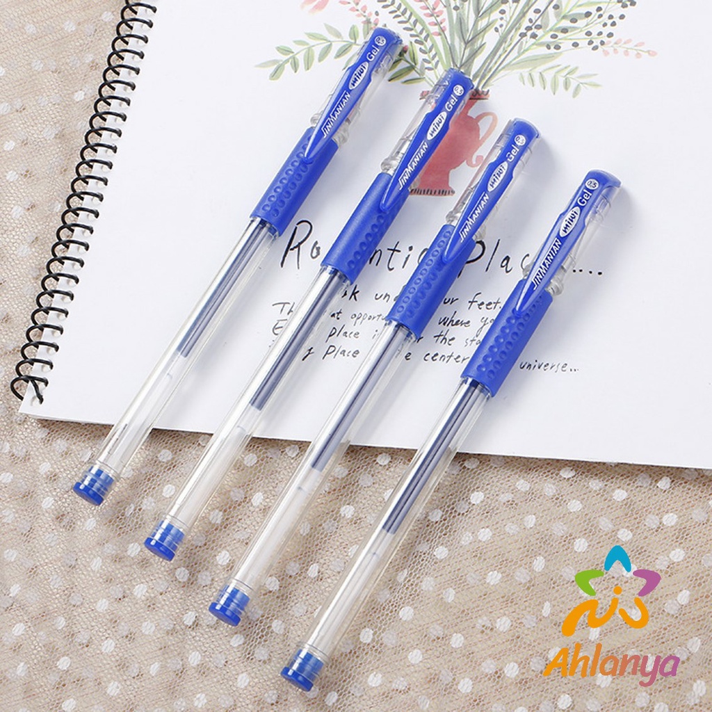 ahlanya-ปากกาเจล-คลาสสิค-0-5-มม-แดง-น้ำเงิน-ดำ-gel-pen