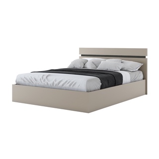 โปรโมชั่น : INDEX LIVING MALL เตียงนอน รุ่นวีโว่ ขนาด 5 ฟุต - สีบราวนี่ โอ๊คโอวัลติน