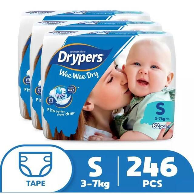 แพมเพิส-drypers-ยกลัง-3แพค-ลัง