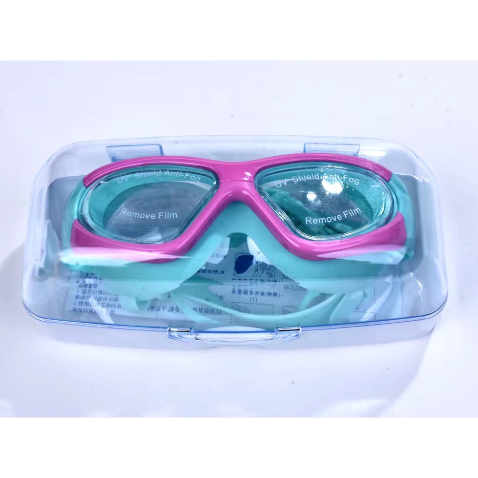 ภาพสินค้าแว่นตาว่ายน้ำเด็ก แว่นว่ายน้ำเด็กป้องกันแสงแดด UV ไม่เป็นฝ้า แว่นตาเด็ก ปรับระดับได้ แว่นกันน จากร้าน chamodarn3303 บน Shopee ภาพที่ 2