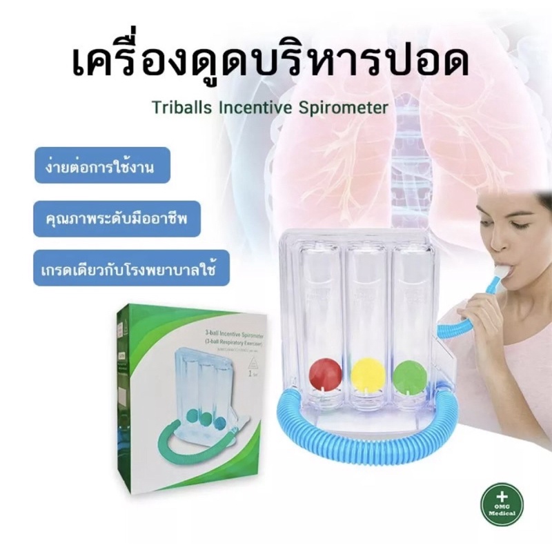 เครื่องบริหารปอด-เครื่องดูดบริหารปอด-ช่วยบริหารปอดใช้สำหรับลดภาะแทรกซ้อนในปอด