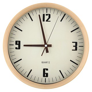 นาฬิกาแขวน HOME LIVING STYLE MOKUSEI 12 นิ้ว สีน้ำตาล นาฬิกาแขวน รุ่น MOKUSEI 12 นิ้ว จาก HOME LIVING STYLE รูปทรงกลมตัว