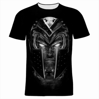 ใหม่ เสื้อยืดลําลอง แขนสั้น พิมพ์ลาย Magneto 3D แฟชั่นฤดูร้อน สําหรับผู้ชาย และผู้หญิง 2022