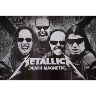 โปสเตอร์ วงดนตรี Metallica เมทัลลิกา ภาพ วงดนตรี โปสเตอร์ติดผนัง โปสเตอร์สวยๆ poster