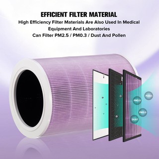 ภาพขนาดย่อของภาพหน้าปกสินค้าไส้กรองสีม่วงและสีเขียว Purifier Filter (Antibacterial Version) ต่อต้านแบคทีเรียและฝุ่น PM2.5 ไส้กรองฝุ่น จากร้าน joanna.kao บน Shopee ภาพที่ 5