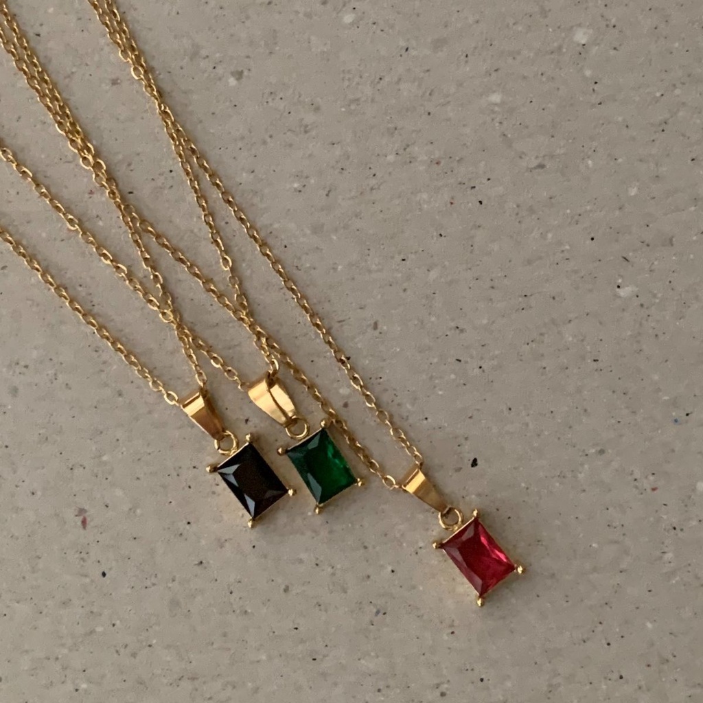 สร้อยคอเงินแท้-ของขวัญวันเกิดแฟน-bemet-nana-gem-pendent