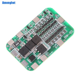 (Amonghot) บอร์ดป้องกัน 6S 15A Pcb Bms สําหรับ Lithium Ion 18650 Ce A3U5 6