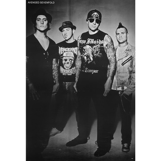 โปสเตอร์ รูปถ่าย วง A7X Avenged Sevenfold (1999-Now) POSTER 24”X35” Inch American Rock Heavy Metal V5