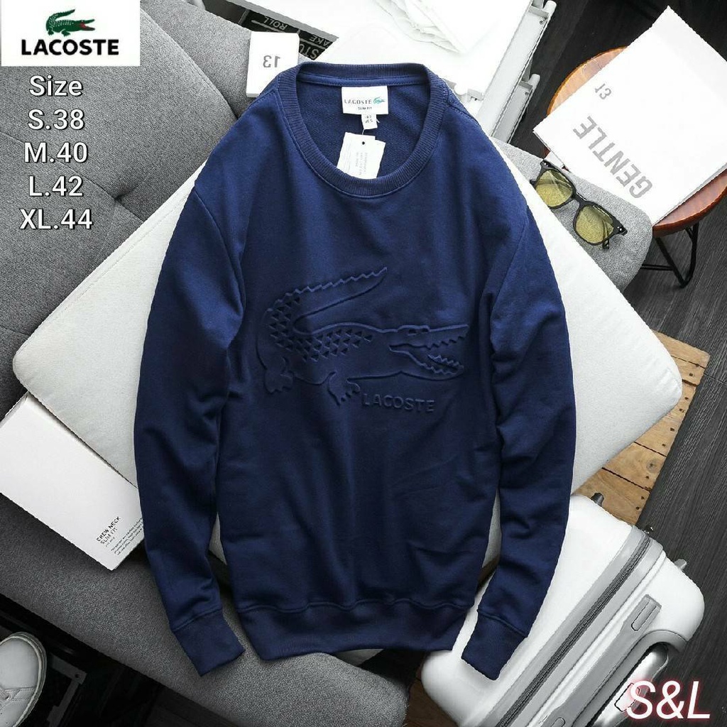 เสื้อสเวตเตอร์-แบรนด์-lacoste-เสื้อแขนยาวคอกลม-เสื้อคาร์ดิแกน-เสื้อคลุม-สินค้างานชอป100