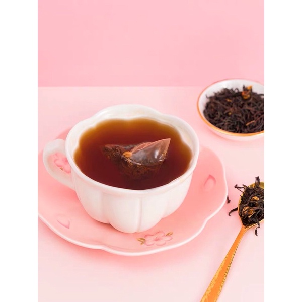 ภาพสินค้าชาแดงลิ้นจี่ 10 ซอง Lychee tea ชาแดง ลิ้นจี่ ชาผลไม้ Two Tone Tea จากร้าน twotoneteashop บน Shopee ภาพที่ 3