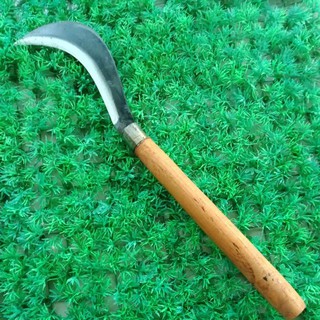 มีดขอลาด้ามไม้ สำหรับตัดกิ่งไม้ ชักกิ่งไม้ ใบมีดทำมาจากเกล็กกล้า