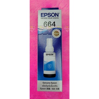 ภาพหน้าปกสินค้าEPSON 664 CYAN สีฟ้า ของแท้ ซึ่งคุณอาจชอบราคาและรีวิวของสินค้านี้