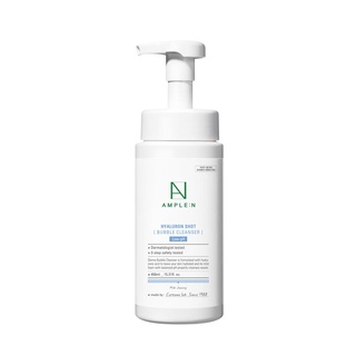 Ample N Hyaluron Shot Bubble Cleanser โฟมทำความสะอาดผิวหน้า 450ml