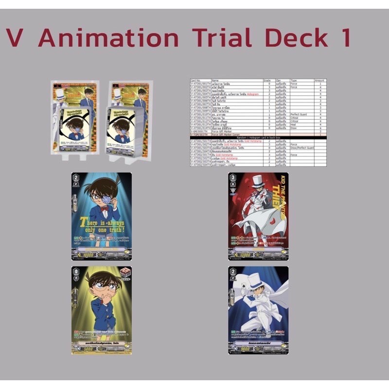 การ์ดไฟท์แวนการ์ด-ชุดยอดนักสืบจิ๋วโคนัน-เดอะ-ซีรี่ส์-vgt-v-atd01-02-trial-deck-ภาค-1-ชุดที่-1